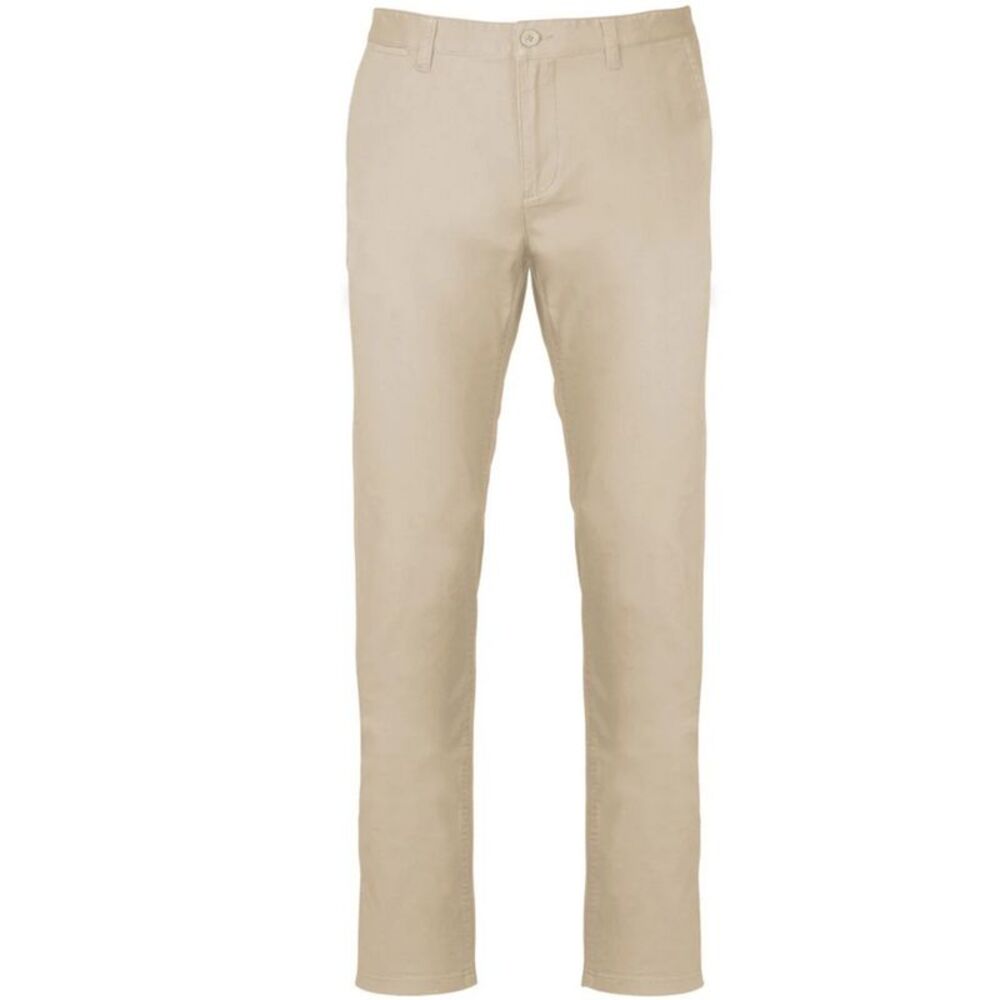 Kariban Mens Chino Pants / Beige